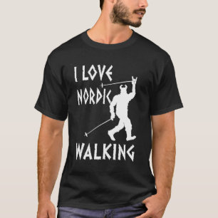 Camiseta Eu Amo Vikings de Caminho Exterior Nórdico