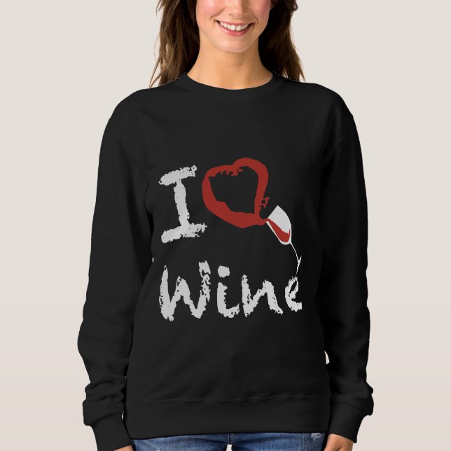 Camiseta Eu Amo Vinho (Frente)