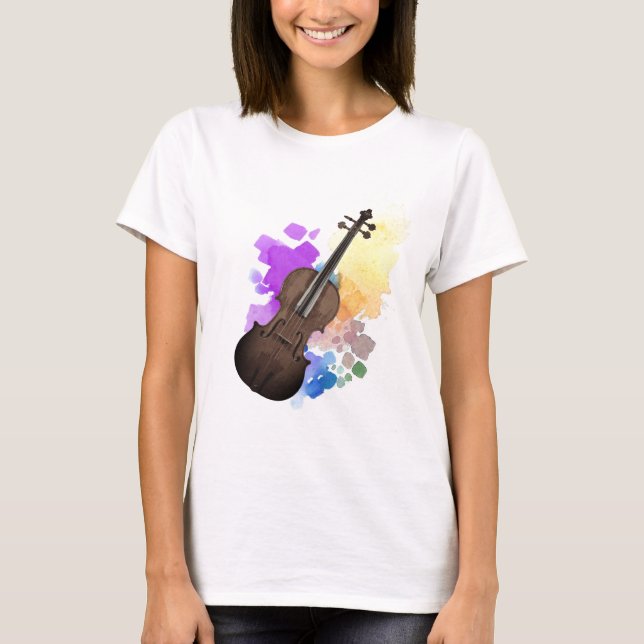 Camiseta Eu Amo Violin (Frente)