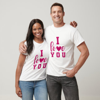 Camiseta Eu Amo Você