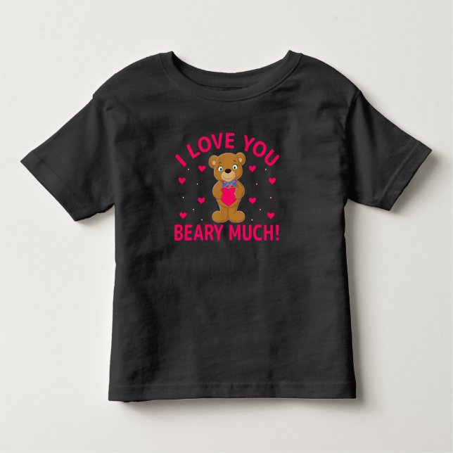 Camiseta Eu Amo Você Beber Muito Urso De Teddy (Frente)