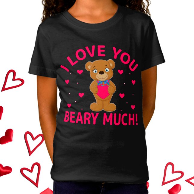 Camiseta Eu Amo Você Beber Muito Urso De Teddy (Criador carregado)