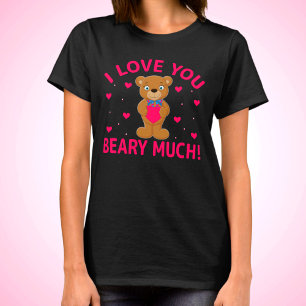 Camiseta Eu Amo Você Beber Muito Urso De Teddy