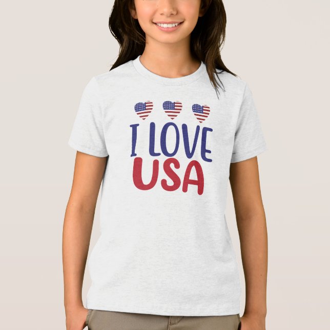 Camiseta Eu Amo Você EUA (Frente)