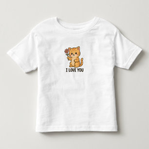 Camiseta Eu Amo Você Gatinho