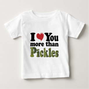 Camiseta Eu Amo Você Mais do Que Picles