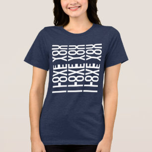 Camiseta EU AMO VOCÊ - Mensagem de Amor Oculta