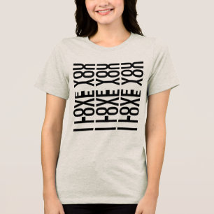 Camiseta EU AMO VOCÊ - Mensagem de Amor Oculta