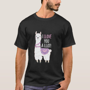 Camiseta Eu Amo Você Muito Humorístico Lindo Amante de Lham