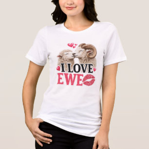 Camiseta Eu Amo Você Ovelha