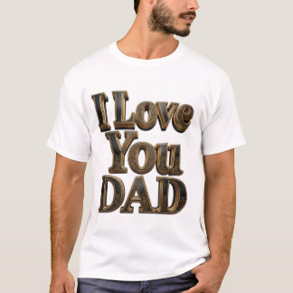 Camiseta Eu Amo Você Papai – Presente Premium para