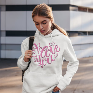 Camiseta Eu Amo Você Rosa