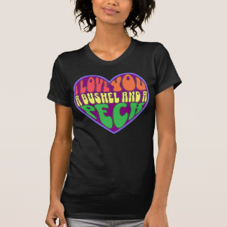 Camiseta Eu Amo Você um Alqueire e um Pouco Tipografia Retr