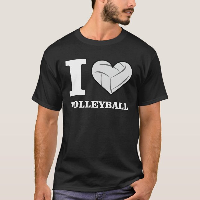 Camiseta Eu Amo Voleibol (Frente)