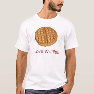 Camiseta Eu amo Waffles