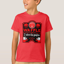 Camiseta Eu amo Waffles