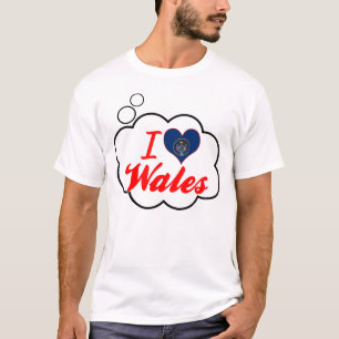 Camiseta Eu amo Wales, Utá