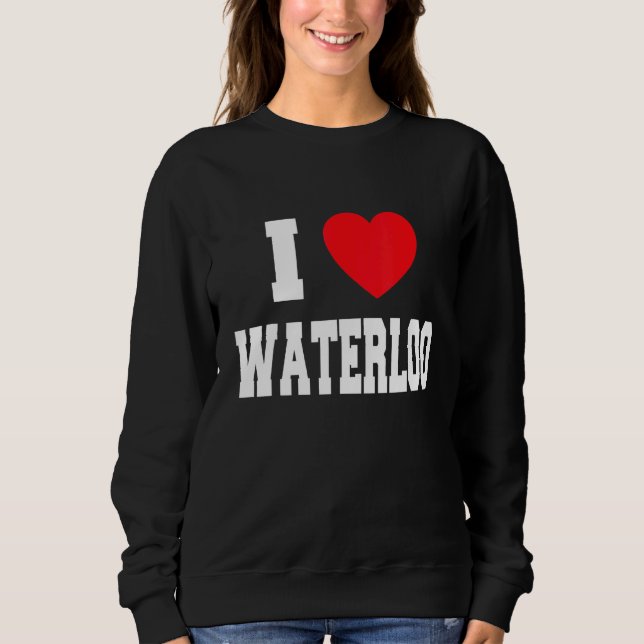 Camiseta Eu Amo Waterloo (Frente)