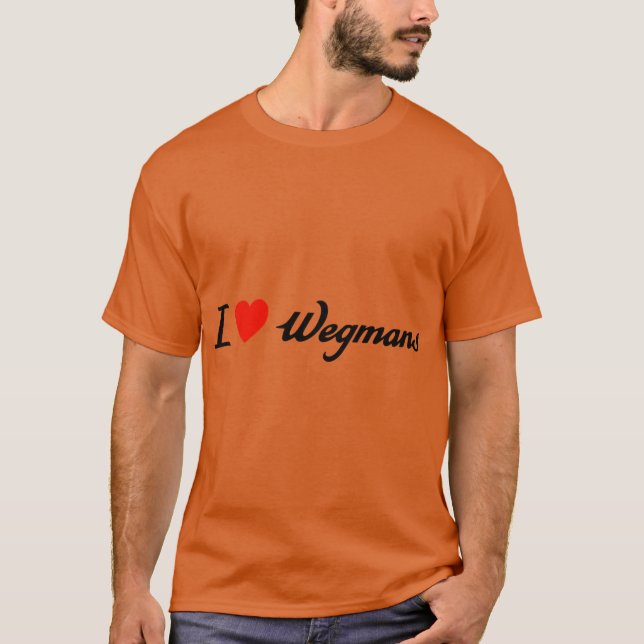 Camiseta Eu amo wegmans (Frente)