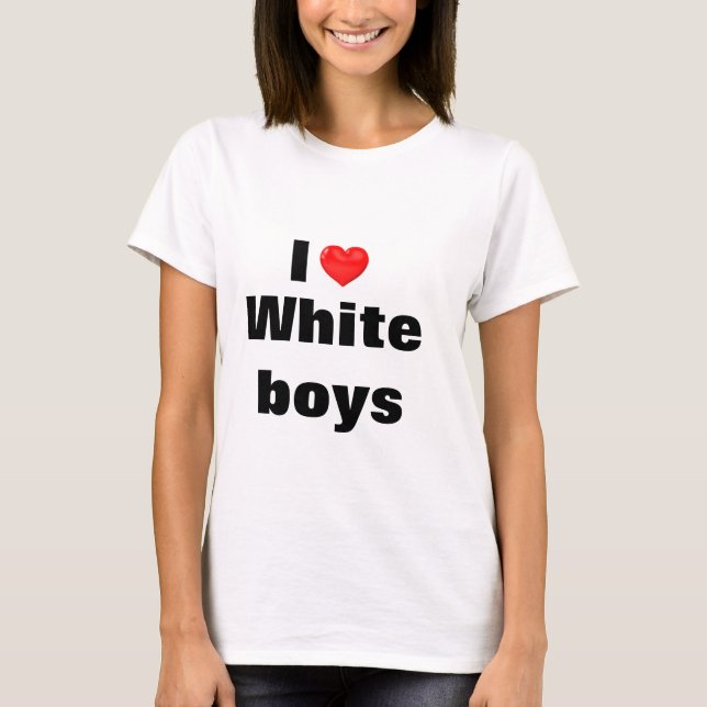 Camiseta Eu amo Whiteboys (Frente)