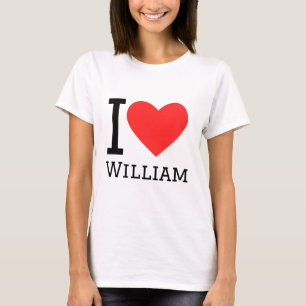 Camiseta Eu amo william