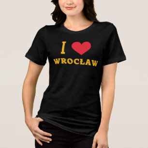 Camiseta eu amo Wrocław