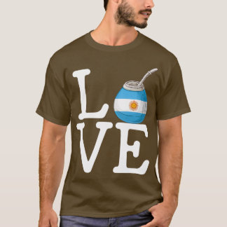 Camiseta eu amo yerba mate yerba mate