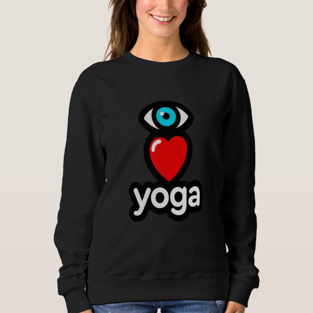 Camiseta Eu Amo Yoga (Frente)