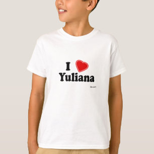 Camiseta Eu amo Yuliana