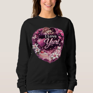 Camiseta Eu Amo Yuri Estética de Anime Girls’ Love Kawaii
