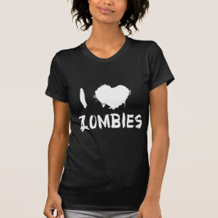 Camiseta Eu Amo Zombies