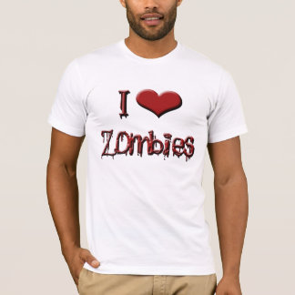 Camiseta eu amo zombis