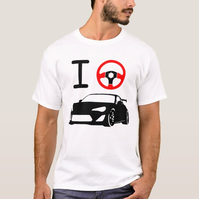 Camiseta Eu (amor) conduzo - GT86- (Frente)