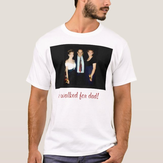 Camiseta eu andei para o pai (Frente)