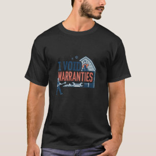 Camiseta Eu Anulo Garantias Piada Mecânico Engenheiro Garag