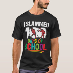 Camiseta Eu Apanhei 100 Dias De Luta Escolar 100º Dia B