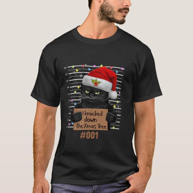 Camiseta Eu Apanhei O Prato De Árvore De Natal (Frente)