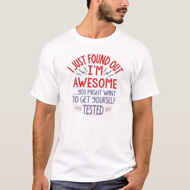 Camiseta Eu apenas encontrei que para fora eu sou (Frente)