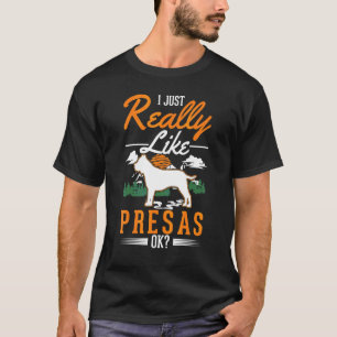 Camiseta Eu Apenas Gosto Muito de Presa Canarios