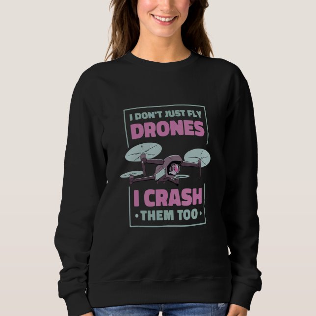 Camiseta Eu Apenas Voo Drones Eu Os Pinto Muito Drone (Frente)