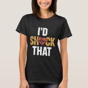 Camiseta Eu Aplicaria Choque naquela Enfermeira Humor Desfi