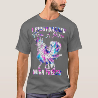 Camiseta Eu Apoiei-Me De Uma Pizza, Um Congelador De Pizza,