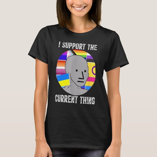 Camiseta Eu Apoio A Coisa Atual 2 (Frente)