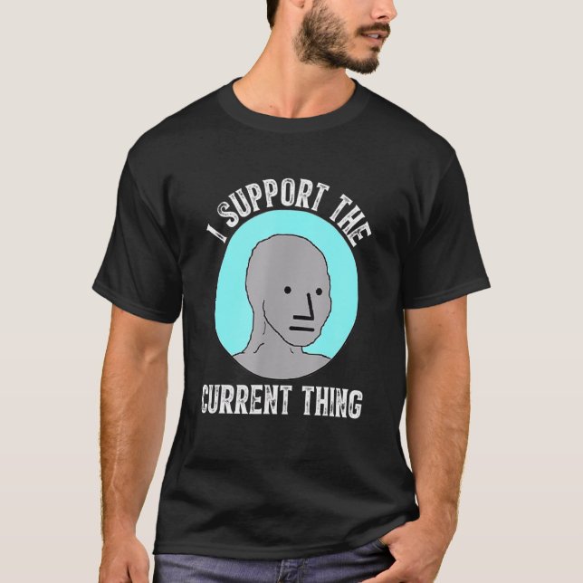 Camiseta Eu Apoio A Coisa Atual 5 (Frente)