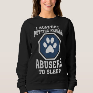 Camiseta Eu Apoio A Colocação De Abusos Animais No Sono