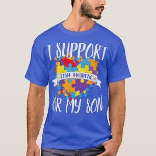 Camiseta Eu apoio a consciência autista do meu filho