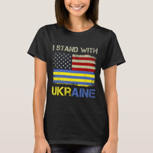 Camiseta Eu Apoio a Ucrânia Apoie a Ucrânia 