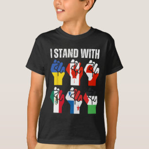 Camiseta Eu Apoio a Ucrânia Canadá Groenlândia México Panam