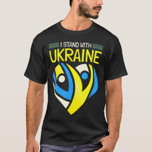 Camiseta Eu Apoio a Ucrânia Eu Apoio a Paz Anti-guerra Ucrâ
