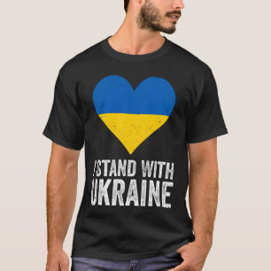 Camiseta Eu Apoio a Ucrânia Pare Putin Pare a Guerra Apoie